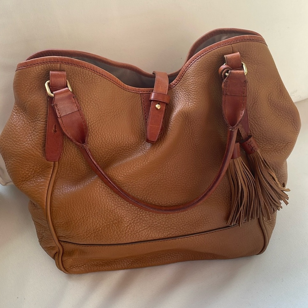 J Crew Hayden Leather Hobo Bag